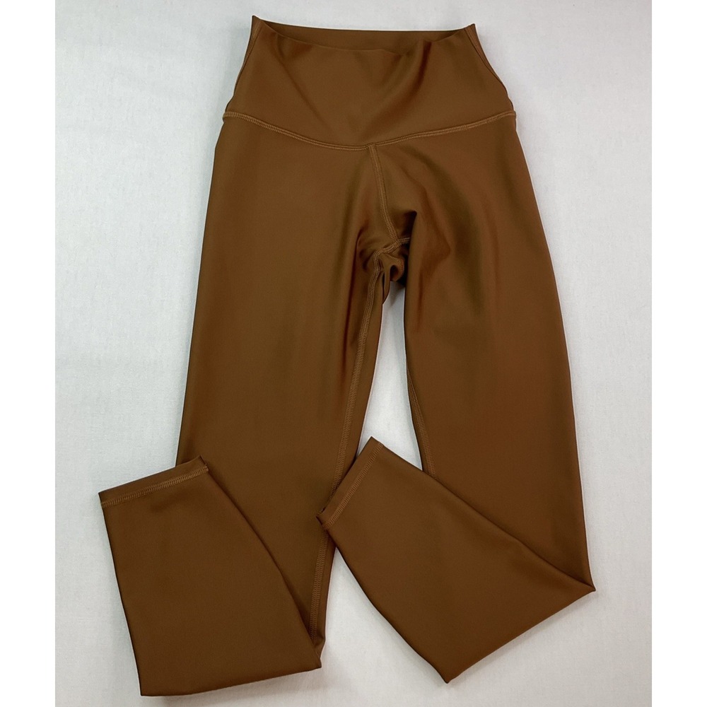 ALO Yoga Airlift High Waist 7/8 Leggings Womens 2XS Cinnamon Brown Pants W5766R - Picture 7 of 8